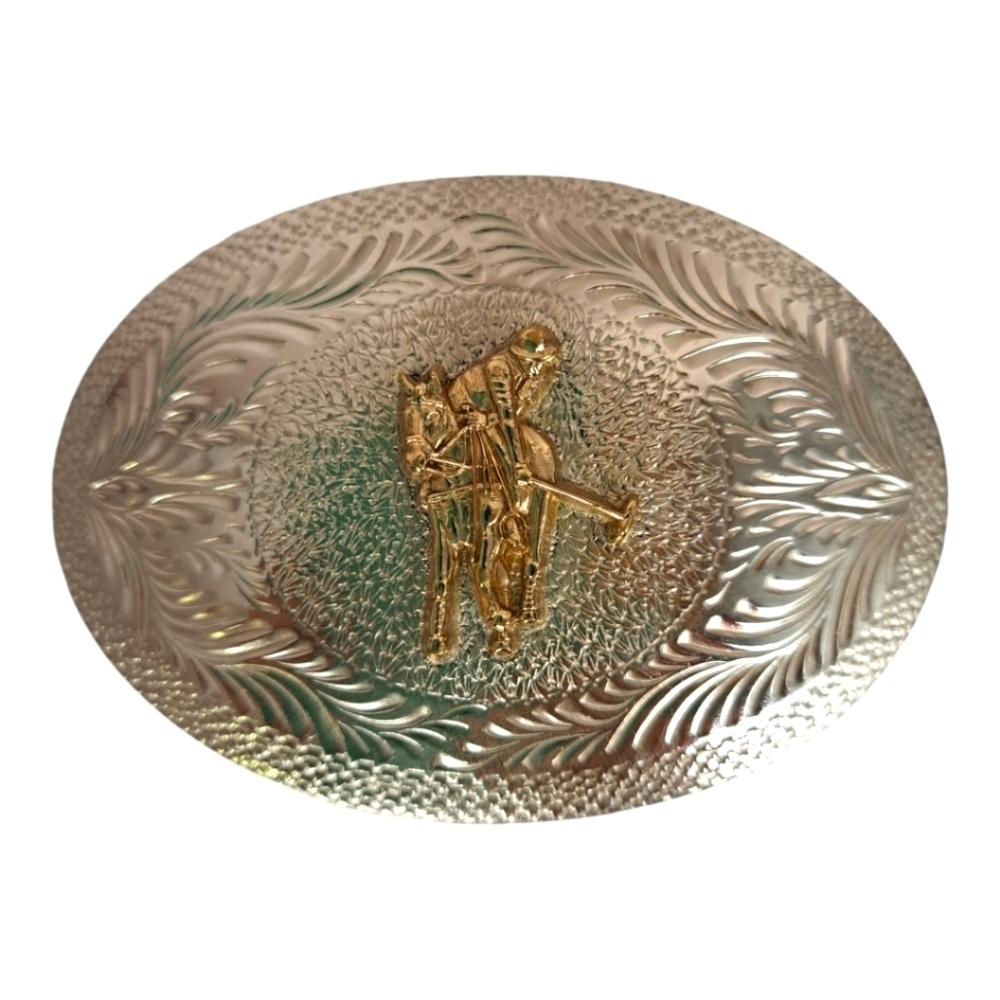 Montana Silversmith‎ Hand engraved Belt Buckle